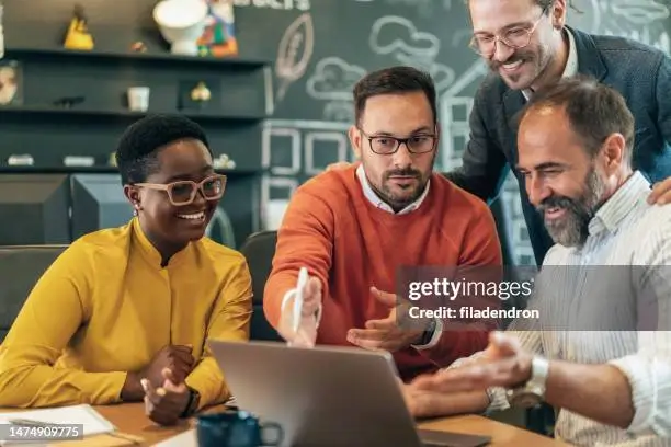 Businessman explaining his concept during a meeting